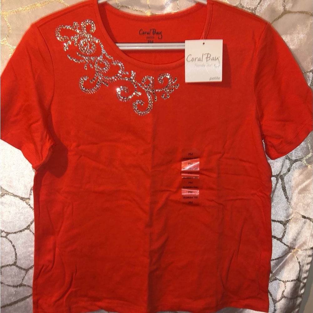 Coral Bay Women's Sparkling Red Tee